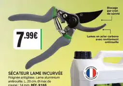 Shopix SÉCATEUR LAME INCURVÉE offre