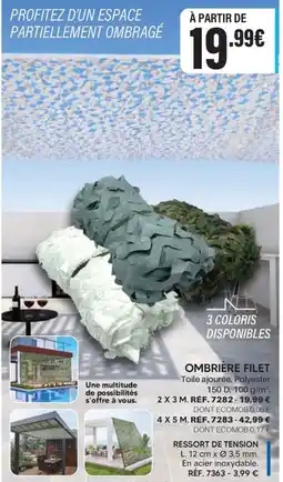 Shopix OMBRIÈRE FILET offre