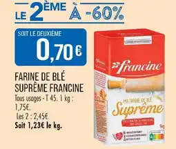 Match Francine farine de blé suprême offre