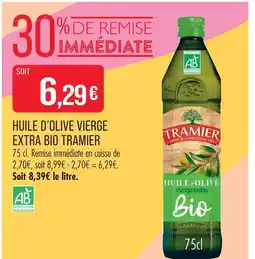 Match Tramier huile d’olive vierge extra bio offre