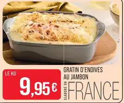 Match Gratin d’endives au jambon offre