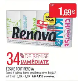 Match Renova essuie tout décoré offre