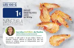 Match Grosses crevettes roses cuites offre