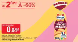 Match Harrys brioche tranchée offre