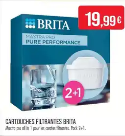 Match Brita cartouches filtrantes offre