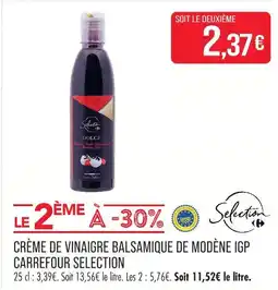 Match Carrefour selection crème de vinaigre balsamique de modène igp offre