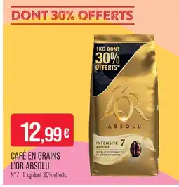Match L'or café en grains offre