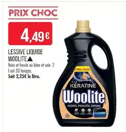 Match Woolite lessive liquide offre