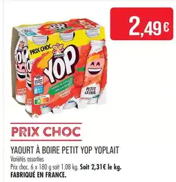 Match Yoplait yaourt à boire petit yop offre