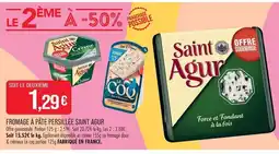 Match Saint agur fromage à pâte persillée offre