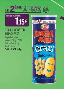Match Vico tuiles monster munch offre