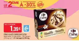 Match Carrefour extra cônes glacés offre