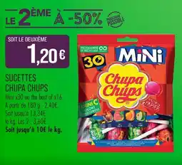 Match Chupa chups sucettes mini offre