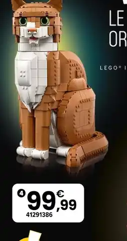 JouéClub Lego 21376 le chat roux offre
