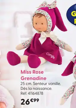 La Grande Récré Corolle miss rose grenadine offre