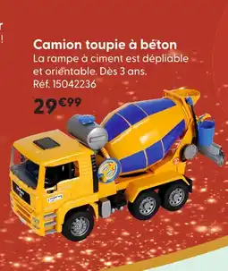 La Grande Récré Bruder camion toupie à béton offre