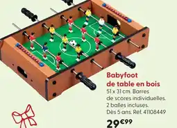 La Grande Récré Babyfoot de table en bois offre