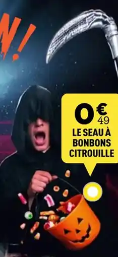 Centrakor LE SEAU À BONBONS CITROUILLE offre