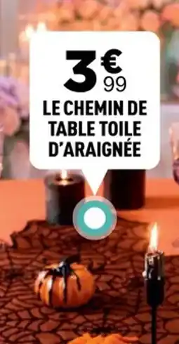Centrakor LE CHEMIN DE TABLE TOILE D'ARAIGNÉE offre