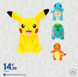 Intermarché Contact Peluche Pokémon offre