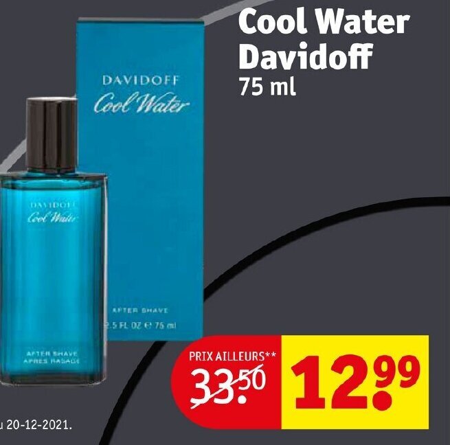 Promo Cool Water Davidoff chez Kruidvat