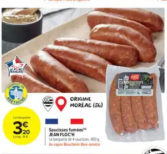 Carrefour Market Saucisses Fumées offre