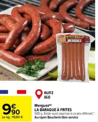Carrefour Market Merguez offre