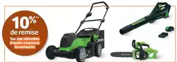 Jardiland Greenworks outils à batterie offre