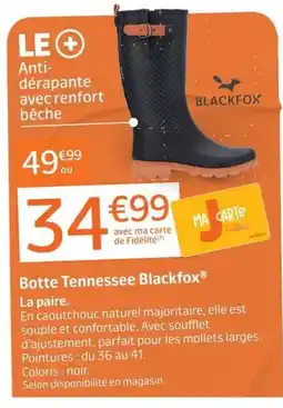 Jardiland BLACKFOX Botte Tennessee offre
