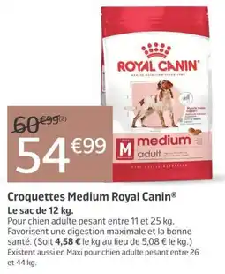 Jardiland Royal Canin Croquettes Medium offre