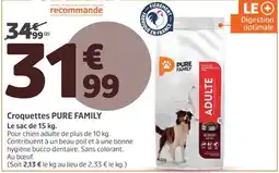 Jardiland PURE FAMILY Croquettes offre