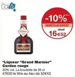 Monoprix Grand Marnier Liqueur "Grand Marnier" Cordon rouge offre