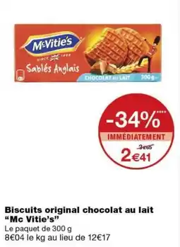 Monoprix McVitie's Sablés Anglais offre