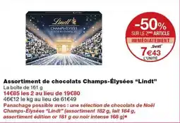 Monoprix Lindt Champs-Élysées offre
