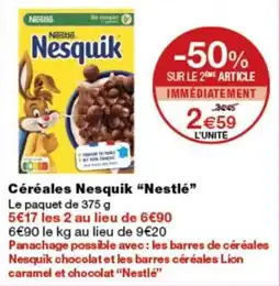 Monoprix Nesquik Nestlé offre