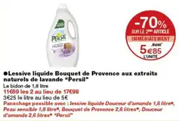 Monoprix Persil Lessive liquide Bouquet de Provence offre