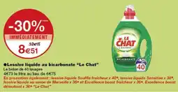 Monoprix Le Chat lessive liquide au bicarbonate offre