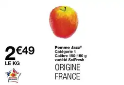 Monoprix Pomme Jazz offre