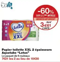 Monoprix Lotus Papier toilette XXL offre