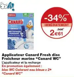 Monoprix Canard Fresh disc Fraîcheur marine offre