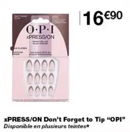 Monoprix O·P·I xPRESS/ON offre