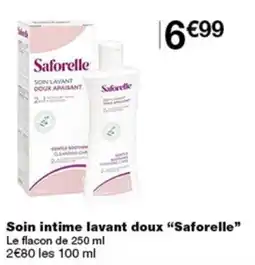 Monoprix Saforelle Soin intime lavant doux offre