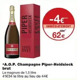 Monoprix Piper-Heidsieck Champagne brut offre