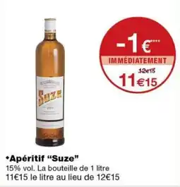 Monoprix Suze Apéritif offre