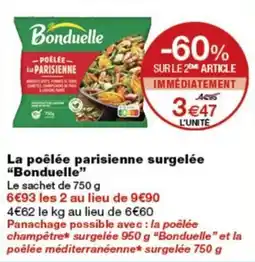 Monoprix Bonduelle Poêlée parisienne offre