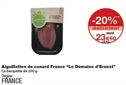 Monoprix Le Domaine d'Ernest Aiguillettes de canard offre