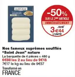 Monoprix Saint Jean soufflés offre