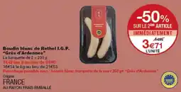 Monoprix Boudin blanc de Rethel I.G.P. Grès d'Ardennes offre
