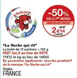 Monoprix La Vache qui rit offre