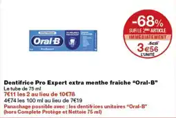 Monoprix Oral-B Dentifrice Pro Expert offre